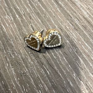 Michael Kors heart earrings